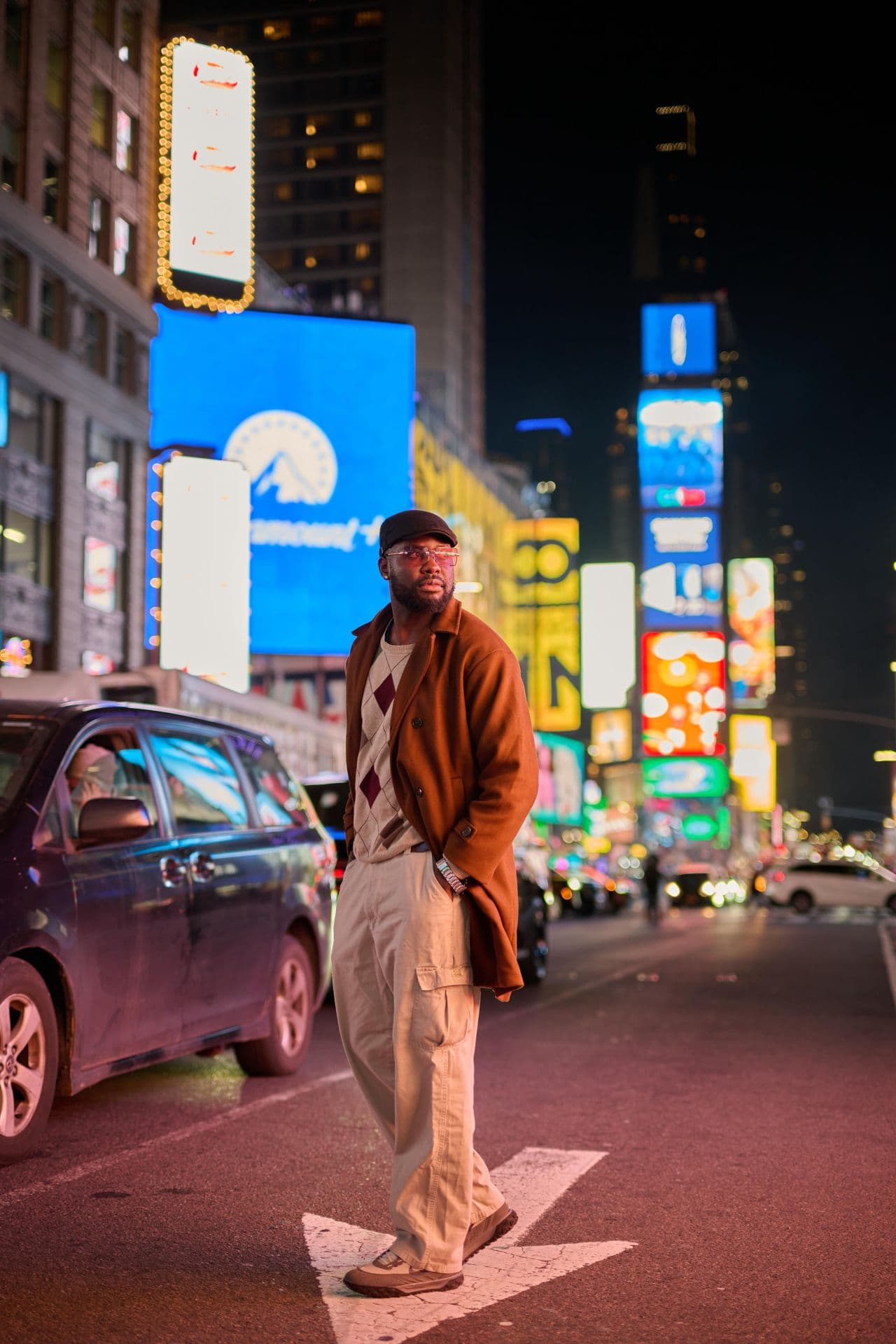 Francis working on a project